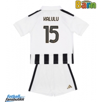 Juventus Pierre Kalulu #15 Hjemmedraktsett Barn 2026-27 Kortermet (+ Korte bukser)